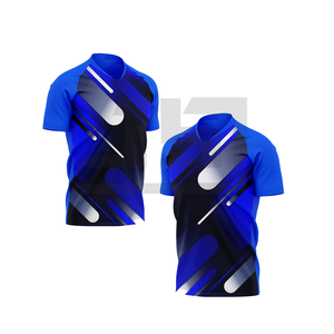 Maillot de football personnalisé à manches courtes, imprimé, respirant, séchage rapide, vêtements de sport performants pour équipes, 100 % coton - Product Image 3