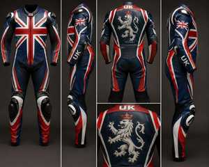 Traje de Motociclismo Personalizado para tu País, Chaqueta de Cuero Vacuno de Secado Rápido y Transpirable para Hombre, Manga Larga, para Todas las Estaciones, 3D - Product Image 5