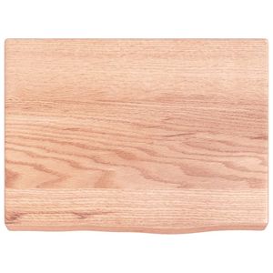 Estante de Pared de Madera de Roble Macizo Marrón Claro, Pequeño y Resistente - Product Image 3