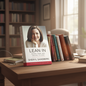 Lean In: ผู้หญิง งาน และความตั้งใจที่จะเป็นผู้นำ โดย เชอริล แซนด์เบิร์ก หนังสือปกอ่อน พิมพ์ปกอ่อนตามสั่ง - Product Image 1