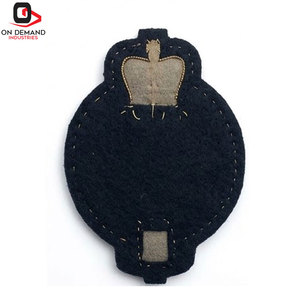 Badges brodés Zari de qualité supérieure, motif de broderie métallique complexe, aspect décoratif élégant pour accessoires vestimentaires - Product Image 3