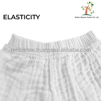 Ensemble Vêtements Bébé Mousseline 100% Coton de Haute Qualité, Hauts Décontractés et Shorts d'Été pour Garçons et Filles, Tenues Enfants et Tout-Petits