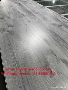 Suelo SPC Ecofloor de 4-7 mm/20 mil con capa de desgaste de 1 mm, acolchado, impermeable, ignífugo, antideslizante, estilo roble moderno, ecológico, con sistema de clic. - Product Image 6