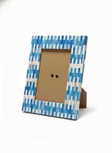 AZ ENTERPRISES Decorative Bone Inlay Resin <b>Mosaic</b> Photo Frame Luxury Home Accent Handmade Artisan Craft Eco-Friendly Customized - Product Image 2