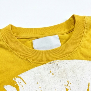 T-shirt vintage délavé à col rond, streetwear urbain, coupe oversize, motif graphique personnalisé, manches courtes, en coton tricoté, épaules tombantes, coupe carrée - Product Image 2