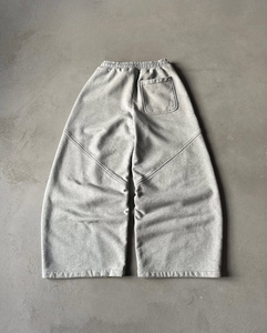 Glory Custom Panel Work Side Pocket Wide Leg <b>Trouser</b> Premium Quality Cotton Fleece Joggers For Streetwear OEM Wholesale - Product Image 2