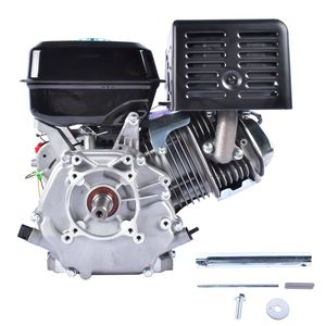 Motore a Benzina Nero 4 Tempi 15HP 420cc con Albero Orizzontale OHV e Avviamento a Strappo per Go Kart, Spaccalegna, Compressori - Product Image 3