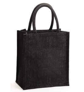 New Design Natural Black <b>Burlap</b> Tote <b>Bags</b> 35 x 28 x 10 cm Jute Tote <b>Bag</b> With Handle best for beach <b>bags</b> gift <b>bags</b> groceries <b>bags</b> - Product Image 1