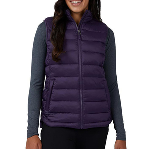 Chaleco acolchado transpirable tipo burbuja, deportivo, de invierno, para exteriores, sin mangas, de calidad única, para mujer, a precio económico, OEM. - Product Image 1