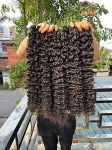 Paquetes rizados birmanos Cabello crudo Cabello humano virgen sin procesar Cutícula cruda vietnamita Cabello humano alineado Hecho en Vietnam - Product Image 4