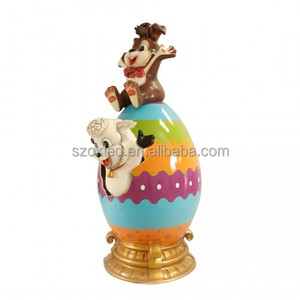 Trứng phục sinh với thịt cừu và thỏ băng ghế sô cô la bí ngô Gà trống bảng trụ cột Bộ Xương Khổng Lồ Halloween cổng vòm nến fiiberglass - Product Image 2