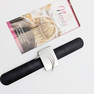 Pince à extensions de cheveux professionnelle à bracelet magnétique, en acier inoxydable, forte adhérence, utilisation confortable, vente en gros - Product Image 3