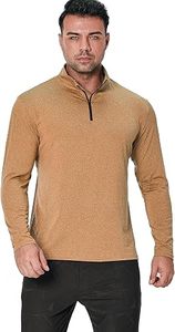 Men Sports Long Sleeve Shirts Half Zip up Sweatshirt Fitness Jogging Tops Breathable Training Compression Running T Shirts - Product Image 2