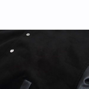 Veste universitaire en toile à prix d'usine abordable, vente en gros, commande en gros, unisexe, pour équipes scolaires et de baseball, vêtement d'extérieur chaud et élégant avec capuche intégrée - Product Image 5