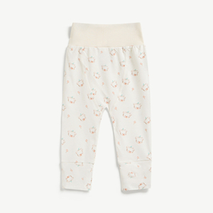 Ensemble 2 pièces unisexe pour bébé, en modal et élasthanne, à manches longues, imprimé ours, avec boutons-pression, à pieds, pour nouveau-né, ODM Vietnam - Product Image 4