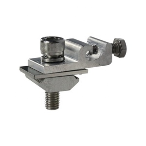 Clip de mise à la terre pour panneau solaire, support en aluminium pour structure de montage solaire sur toit - Product Image 1