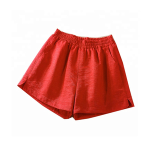 Shorts de sport décontractés pour femmes grandes tailles, taille haute, séchage rapide, respirants, en molleton de coton personnalisé, pour la course et la gym, avec option OEM - Product Image 6