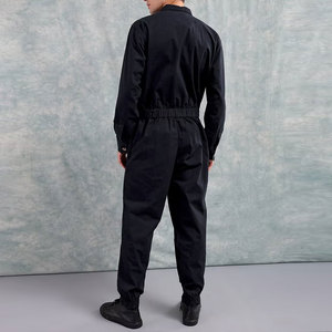 Combinaison tendance pour homme avec fermeture éclair sur le devant, coupe décontractée, pour un usage quotidien, en mélange de coton, élégante - Product Image 3