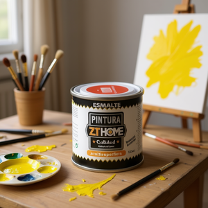 Pintura Acrílica Amarillo Medio 125ml en Lata - Product Image 1