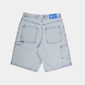 Shorts en jean 0EM de bonne qualité, style baggy, pour hommes, avec poches cargo, prix bas, fabriqués en usine, décontractés. - Product Image 4
