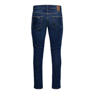 Jean en denim pour homme, respirant, look attrayant, coupe slim, prix abordable, style classique, bleu clair, produit vendu au Pakistan - Product Image 5