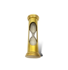Sablier décoratif en laiton de 2 minutes pour la maison, le bureau, la salle d'étude et comme cadeau - Product Image 4