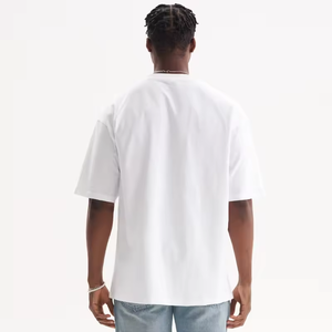 Camiseta Personalizada de Gran Tamaño con Hombros Caídos, 100% Algodón, Cuello Redondo, Fabricante OEM, Proveedor de Fábrica, Camiseta al por Mayor - Product Image 2