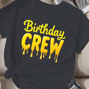Camiseta cómoda Birthday CREW para mujer - Product Image 2