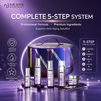 Coffret Cadeau Anti-Âge 5 Étapes NMN Resvératrol Beauté Naturelle – Hydratation Intense, Réparation, Anti-Rides – Kit Facial Hydratant Profond – Fournisseur Usine Beauté Naturelle