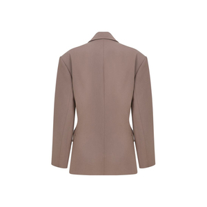 Blazer en laine unisexe pour homme, toutes couleurs, simple boutonnage, col cranté, style britannique, coupe classique, tissu tissé - Product Image 5
