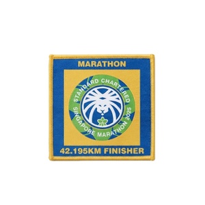 Parches tejidos reflectantes de alta calidad y parches tejidos para uniformes deportivos, parches tejidos de calidad para clubes, parches tejidos para exteriores 42KM - Product Image 1