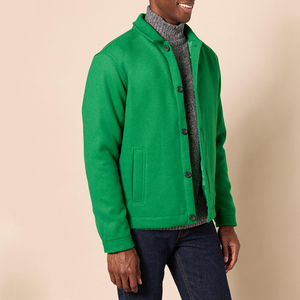 Chaquetas de lana transpirables y ecológicas de nueva llegada, diseño de logotipo personalizado, chaquetas de lana para hombre a precios bajos - Product Image 3