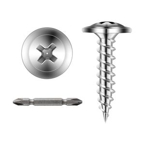 Ancoraggi a Muro in Acciaio Inossidabile ad Alta Durezza # Viti per Cartongesso e Legno Autoperforanti 8 X 3/4 Pollici, Viti Autofilettanti Multiuso - Product Image 1