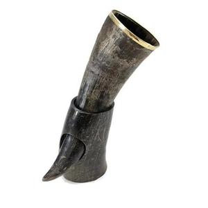 Viking Buffalo <b>Drinking</b> <b>Horn</b> Handmade Natural Eco-Friendly Design Wholesale Vintage Style - Product Image 1