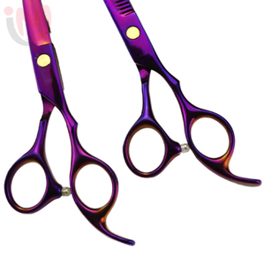 กรรไกรตัดผมแบบตรง ดีไซน์มืออาชีพ ขนาด 6.0 นิ้ว รุ่นใหม่ทันสมัย 4 สี สำหรับช่างเสริมสวย ใบมีดสแตนเลส - Product Image 3