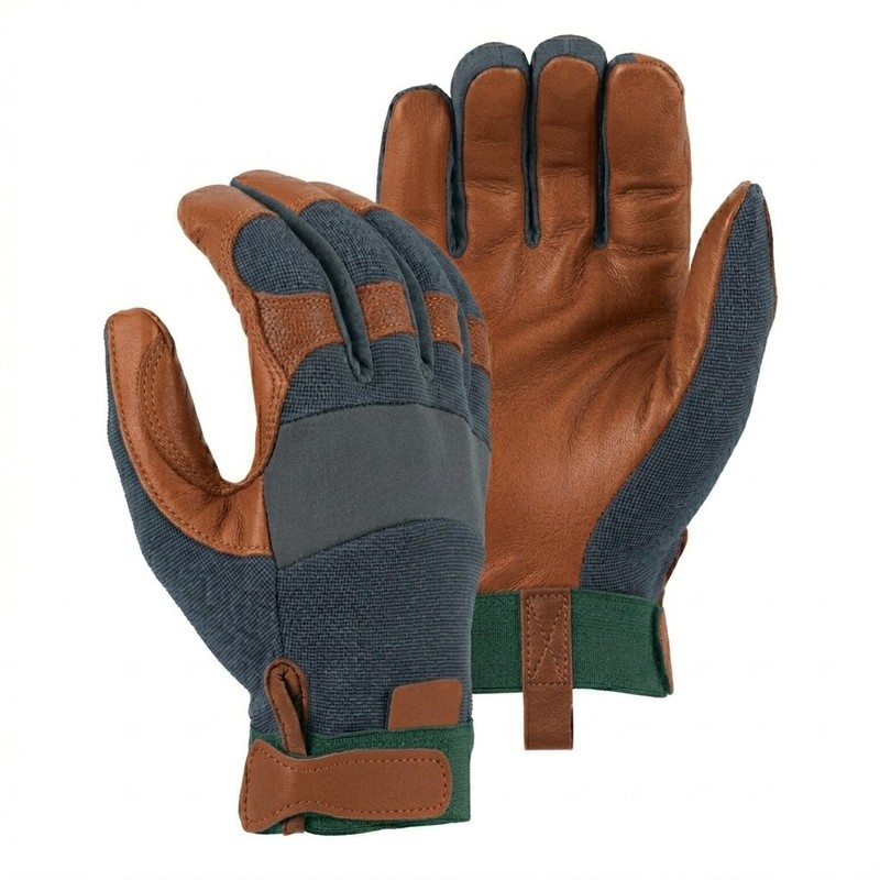 Professional Outdoor Work Gloves Synthetic Leather
