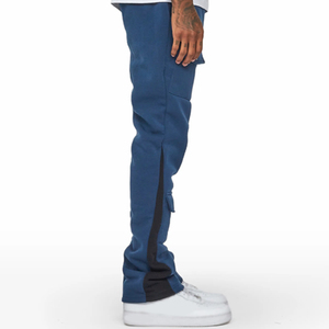 Factory Manufacturer High Waist Wide Leg <b>Baggy</b> Flared <b>Trouser</b> New Trendy Design Loose Fit <b>Men</b> Flare Pants For Sale - Product Image 3