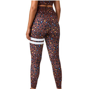 Leggings de sublimation pour femmes, vente en gros, leggings personnalisés imprimés avec poches, tissu doux en polyester et élasthanne - Product Image 1