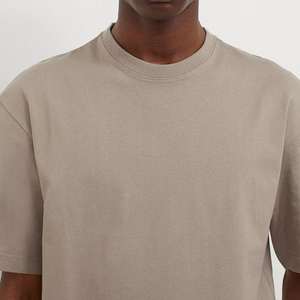 Camiseta de corte holgado y estilo vintage de algodón 100% de alto gramaje para hombre, personalizada y de talla grande - Product Image 4