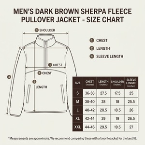 Brown <b>Sherpa</b> Fleece Half Zip Pullover Women's <b>Sherpa</b> Lined Sweatshirt Soft Touch <b>Hoodie</b> Winter Polyester ODM for Casual Outdoor - Product Image 5