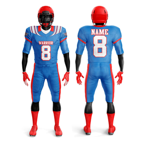 Top Design Team Wear American Football Uniform Unisex New Arrival Breathable 100% Polyester Short Sleeve <b>Cheap</b> Price OEM - Product Image 4