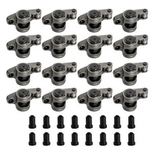 16x Self Aligning Rocker Arms Kit for SBC Small Block Chevy 305 327 350 400 V8 1.50 X 3/8\" Intake Exhaust Valves Valve Tappets - Product Image 4