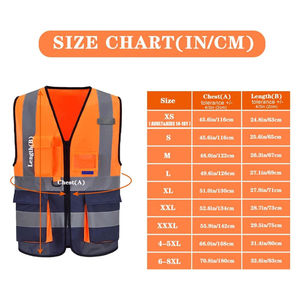 Chaleco de Seguridad Reflectante de Alta Visibilidad ANSI Clase 1 EN ISO 20471 Clase 2 para Trabajadores de la Construcción con Luz LED Intermitente y Múltiples Bolsillos - Product Image 6