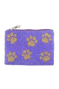 Lemon Beaded Coin Purse Half Moon Pouch Seed Beads <b>Wallet</b> Yellow Fruit Design Zipper Small <b>Women</b> <b>Card</b> <b>Holder</b> Little Storage Case - Product Image 5