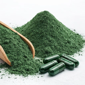 Cápsulas de Espirulina WARRLY 500mg 1000mg 99% Pura Grado Alimenticio Secado al Aire Caliente Extracto Herbal en Frasco de Vidrio - Product Image 2