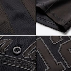 Uniforme de Béisbol Personalizado Directo de Fábrica, Conjunto Transpirable de Secado Rápido, Jersey con Botones, Pantalones de Softbol con Cintura Elástica Anti-UV - Product Image 5