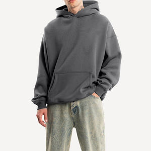 Nouveau survêtement unisexe en polaire à capuche pour l'hiver, coupe régulière, effet délavé, pour hommes, vente en gros - Product Image 2