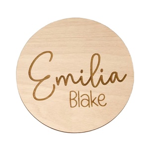 ป้ายชื่อไม้ที่ทันสมัย-แผ่นติดผนังคุณภาพสูงสำหรับสำนักงานห้องนั่งเล่นและของตกแต่งบ้านของขวัญของที่ระลึกที่สมบูรณ์แบบ - Product Image 1