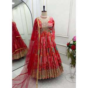 Conjuntos de Diseñador para Mujer, Vestido de Fiesta con Corte Aliya, Pantalón y Dupatta para Ocasiones Especiales - Product Image 3