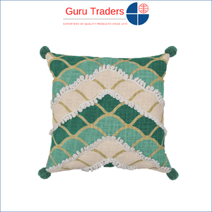 100% Cotton Made Customized Size Decorative Cushion <b>Covers</b> From Top Leading Indian Manufacturer & Exporter <b>for</b> Home Use - Product Image 2